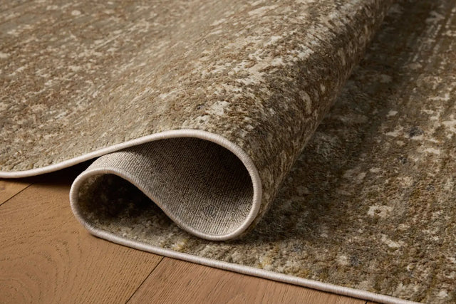 Loloi Haywood HYD-01 Sage / Brown Rug - pile height