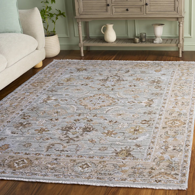 Safavieh Vintage Westwood 4'-0" x 6'-0" Rug in Green / Beige Brown