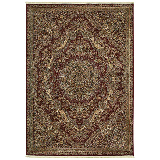 Oriental Weavers Sphinx Masterpiece 8022R Red / Gold Rugs - main flat