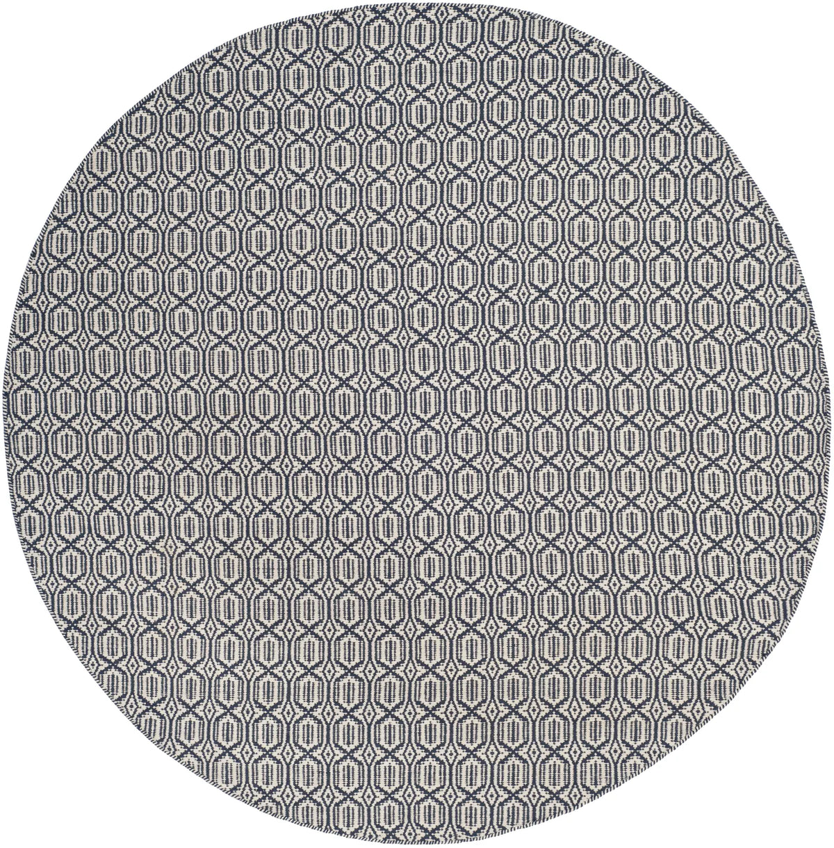 Safavieh Montauk 6'-0" x 6'-0" Rug in Ivory / Navy