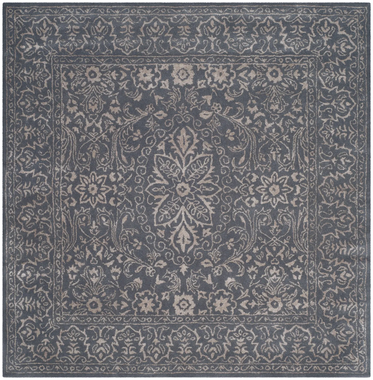 Safavieh Glamour 6'-0" x 6'-0" Rug in Steel / Blue