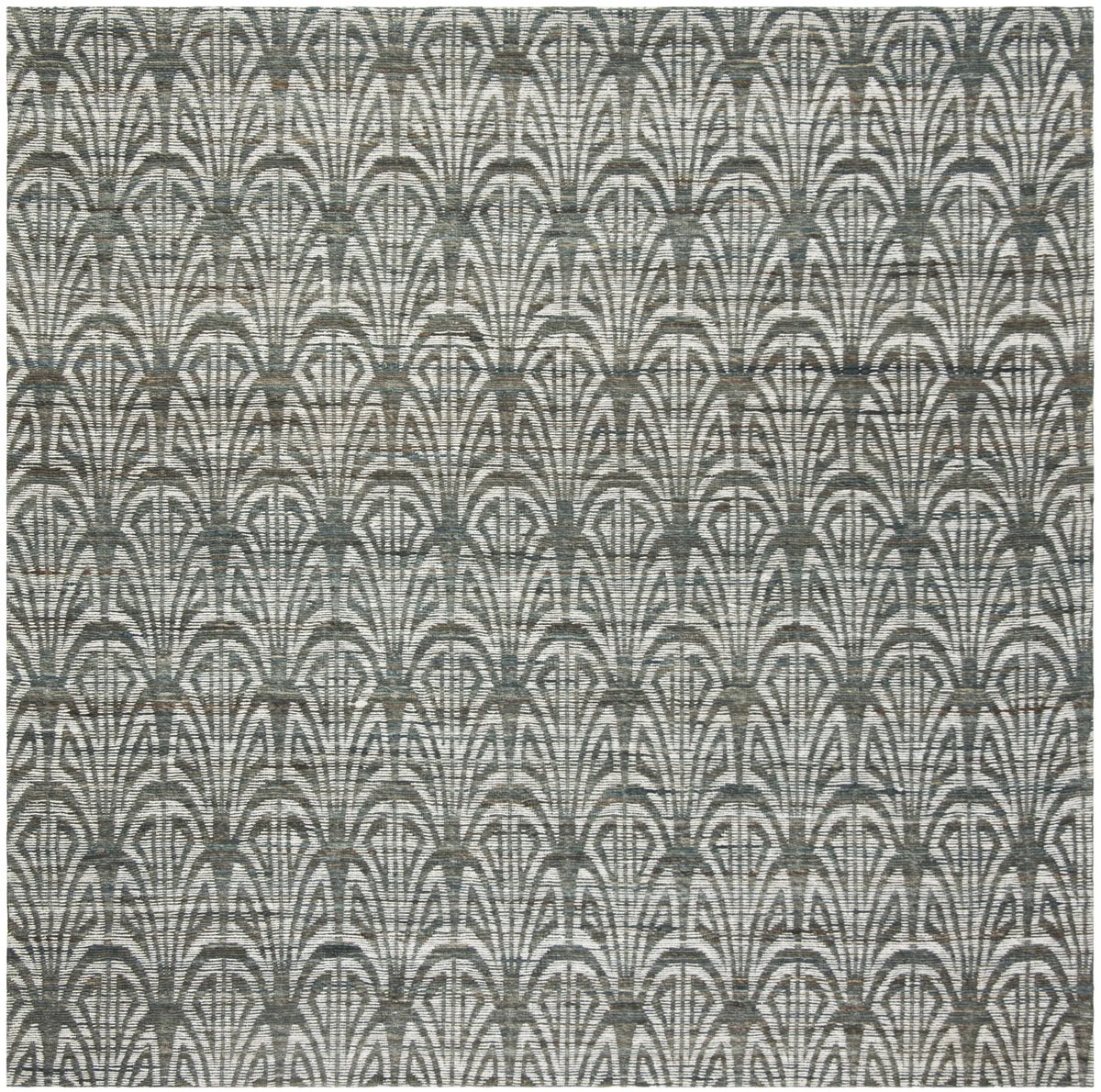 Safavieh Cape Cod 6'-0" x 6'-0" Rug in Slate / Ivory