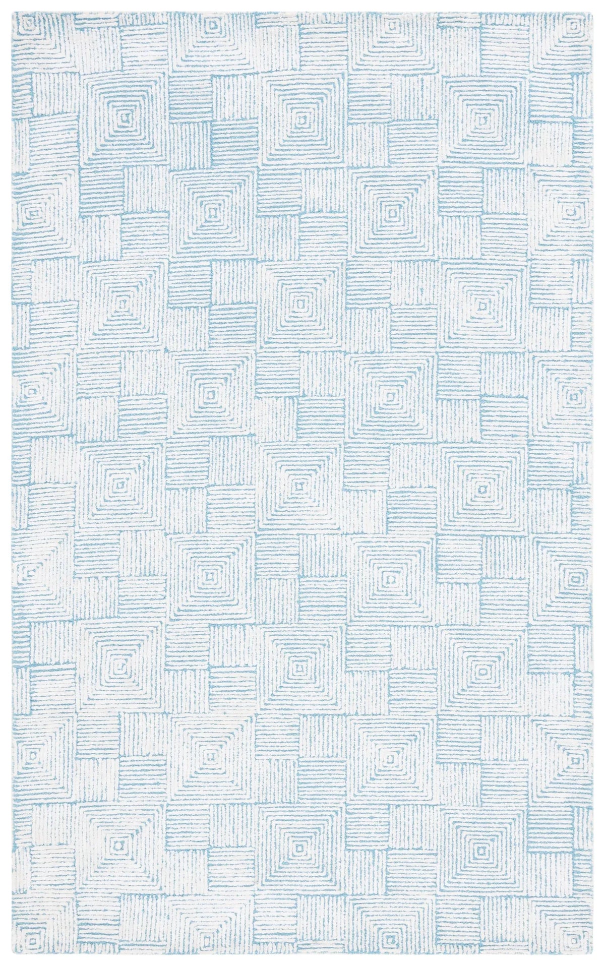 Safavieh Glamour 4'-0" x 6'-0" Rug in Ivory / Turquoise
