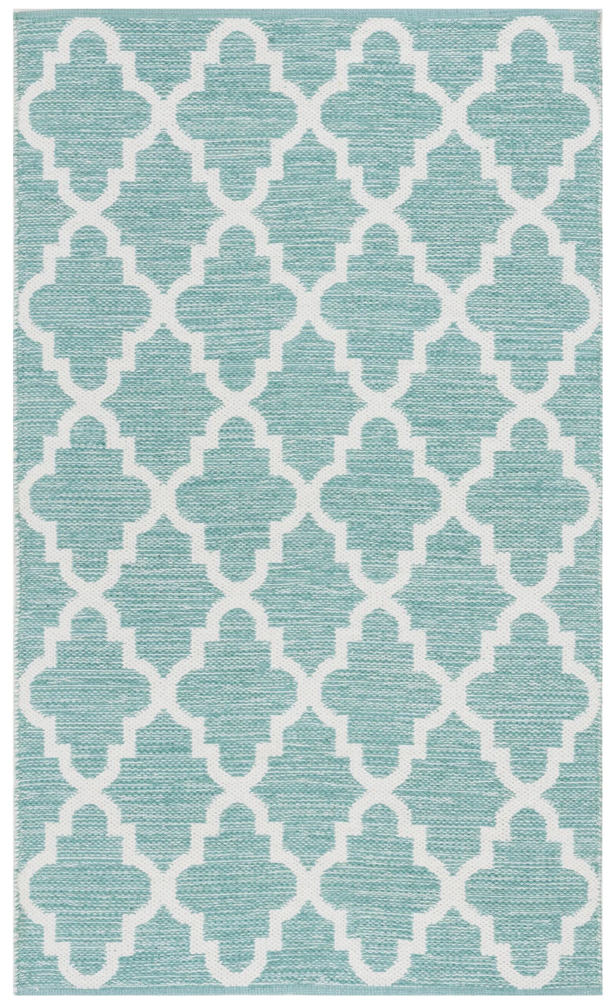 Safavieh Montauk 3'-0" x 5'-0" Rug in Teal / Ivory