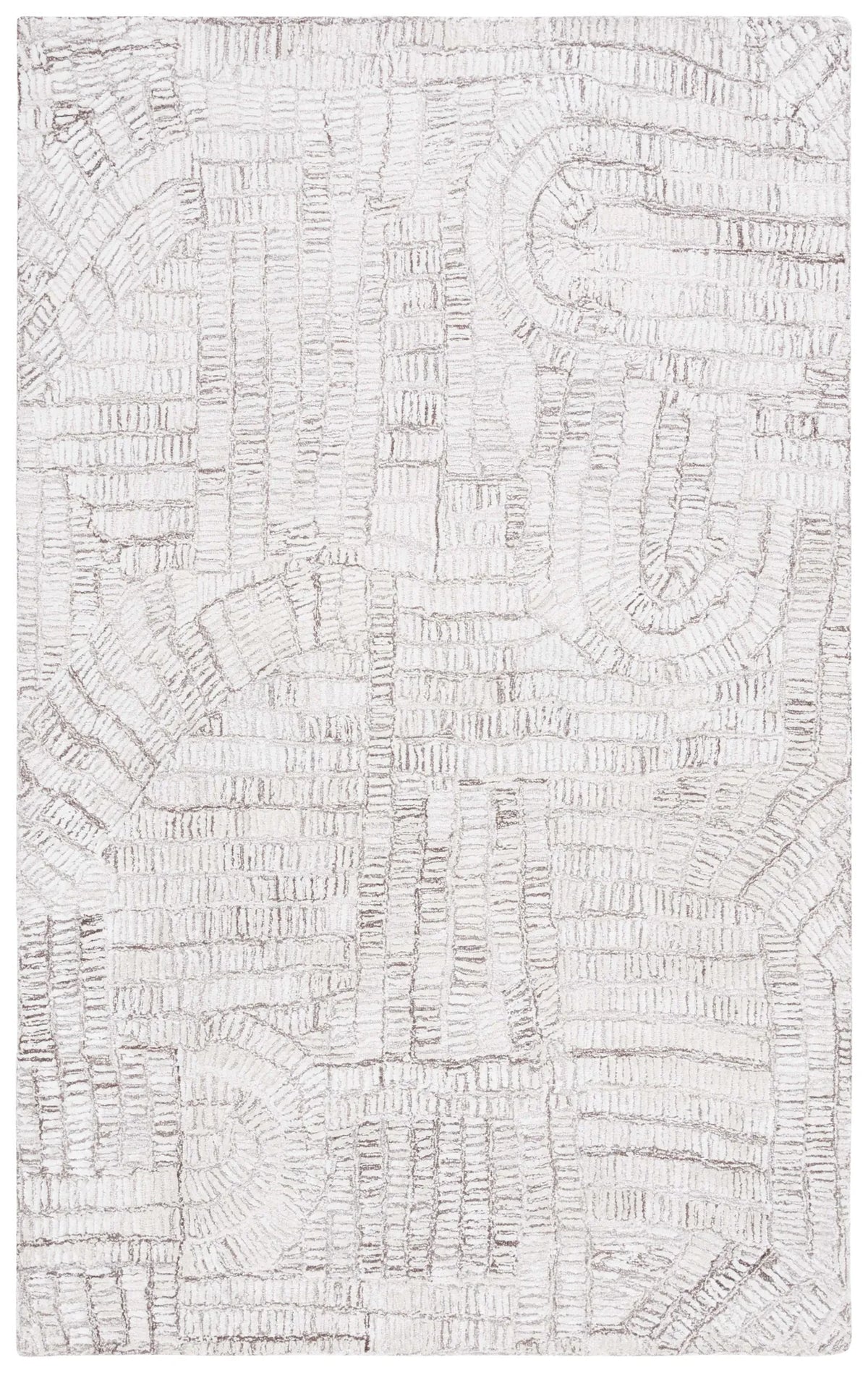 Safavieh Glamour 4'-0" x 6'-0" Rug in Brown / Ivory