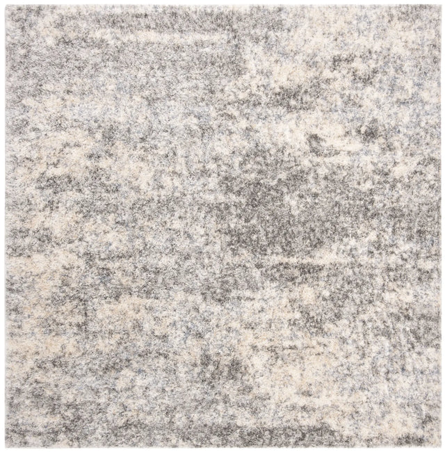 Safavieh Berber Shag 200 6'-7" x 6'-7" Rug in Grey Blue / Cream
