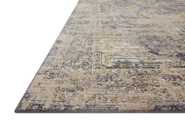 Loloi Indra Ina-03 Charcoal/Natural Rug - rug corner