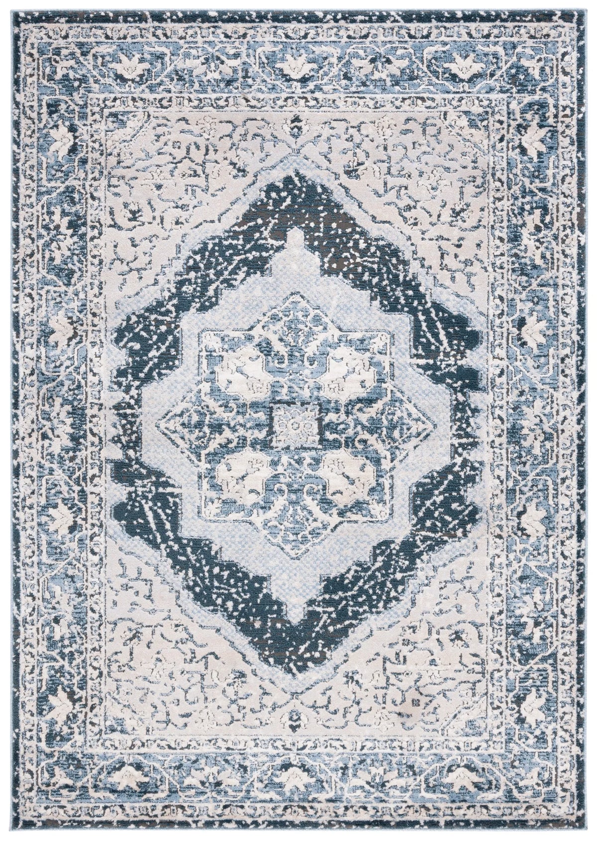 Safavieh Rosewood 4'-0" x 6'-0" Rug in Ivory / Blue
