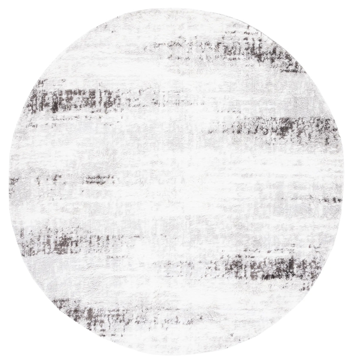 Safavieh Berber Shag 7'-0" x 7'-0" Rug in Grey / Dark Grey