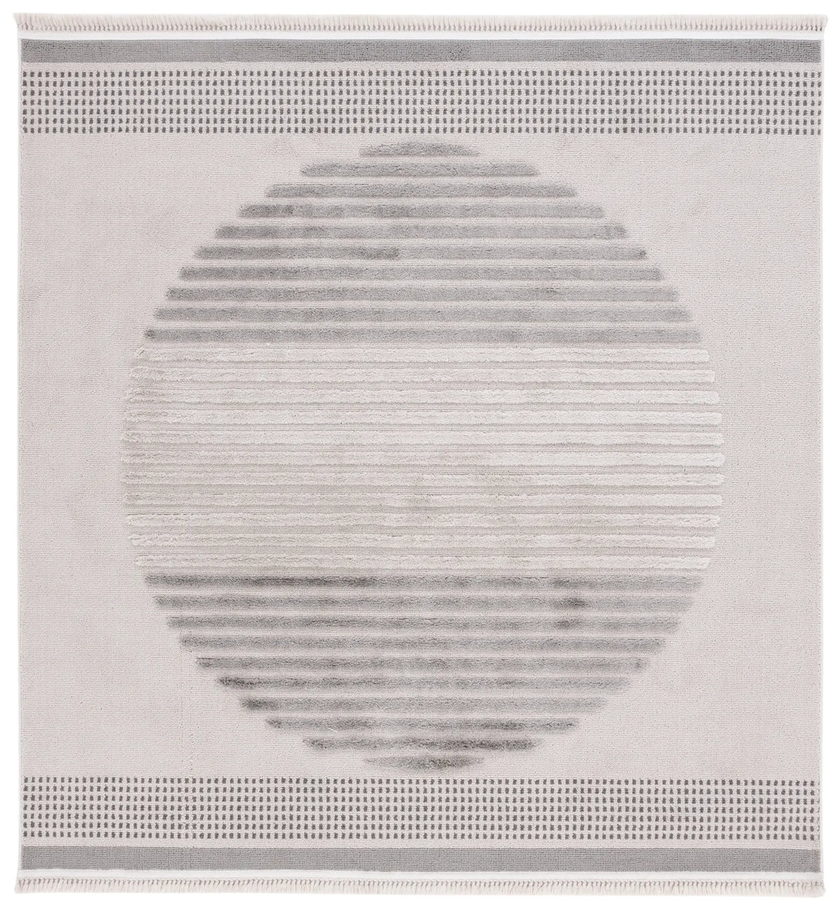 Safavieh Urban 6'-7" x 6'-7" Rug in Grey / Light Grey