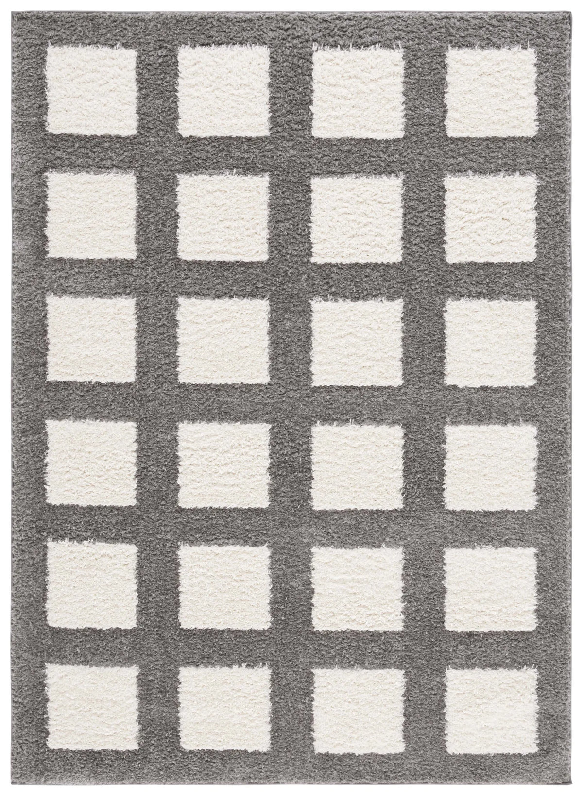 Safavieh Norway 4'-0" x 6'-0" Rug in Grey / Ivory