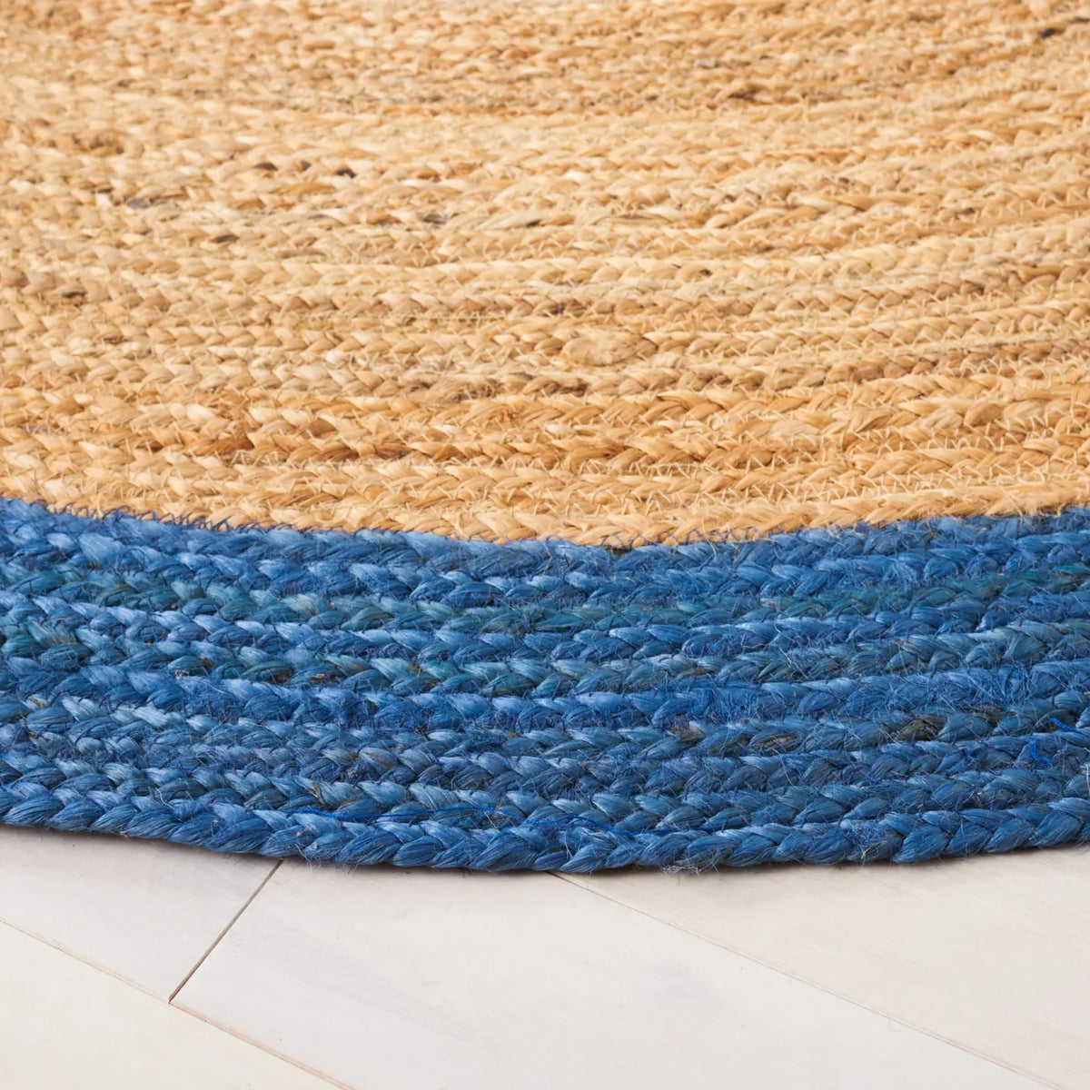 Safavieh Natural Fiber 6'-0" x 6'-0" Rug in Natural / Blue