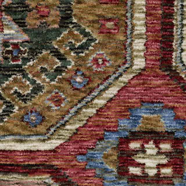 Oriental Weavers Sphinx HASTINGS HA05R Pink Geometric Rugs - room scene 2