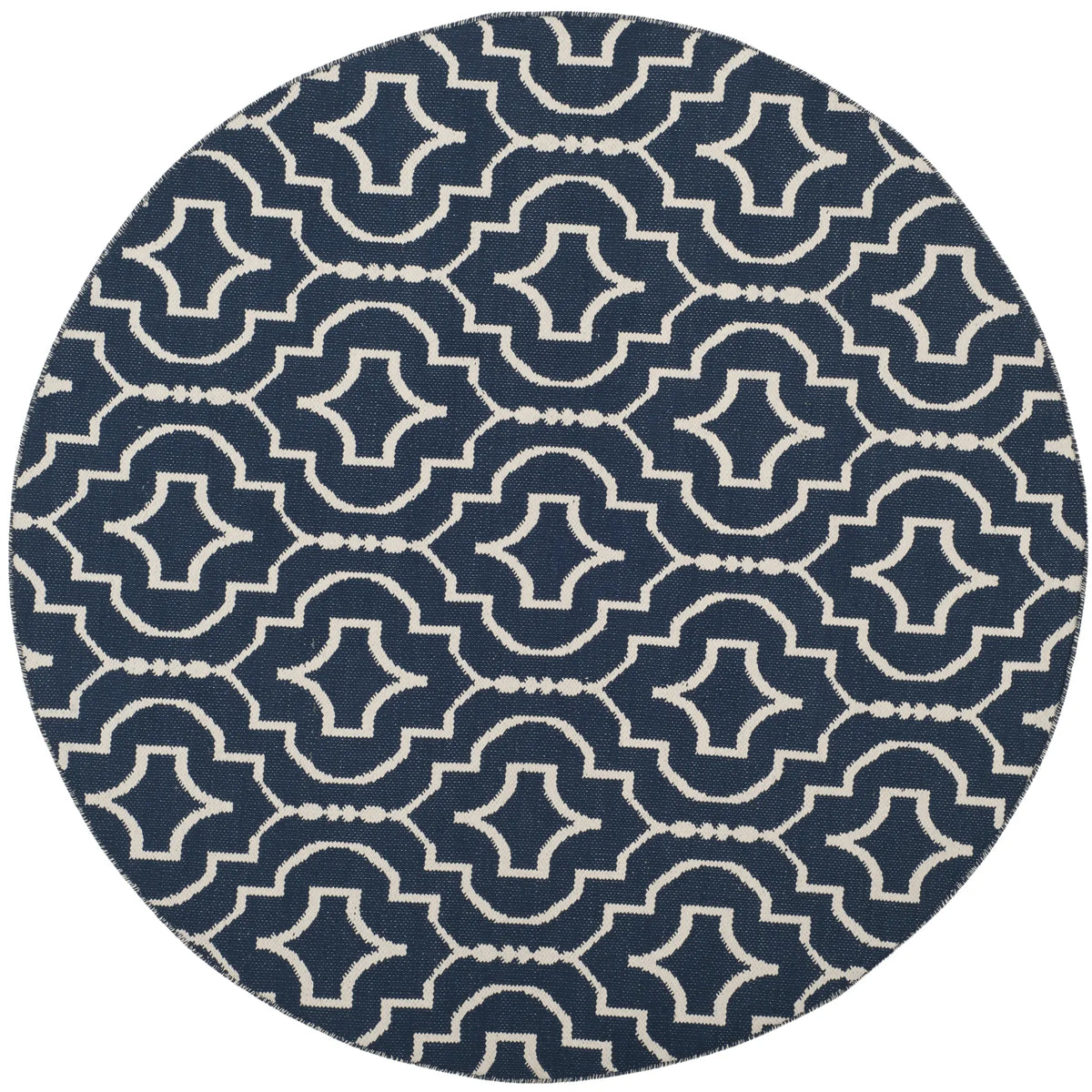 Safavieh Montauk 6'-0" x 6'-0" Rug in Navy / Ivory