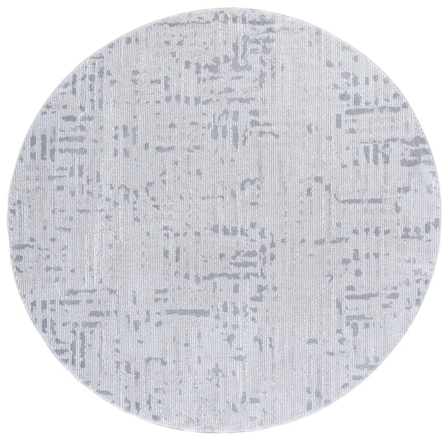 Safavieh Slate 700 6'-7" x 6'-7" Rug in Light Grey / Grey