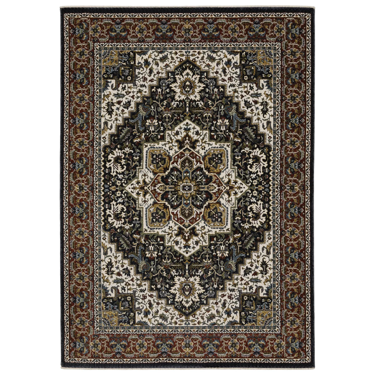 Oriental Weavers Sphinx Vivian VI06C Multi Rugs - main flat