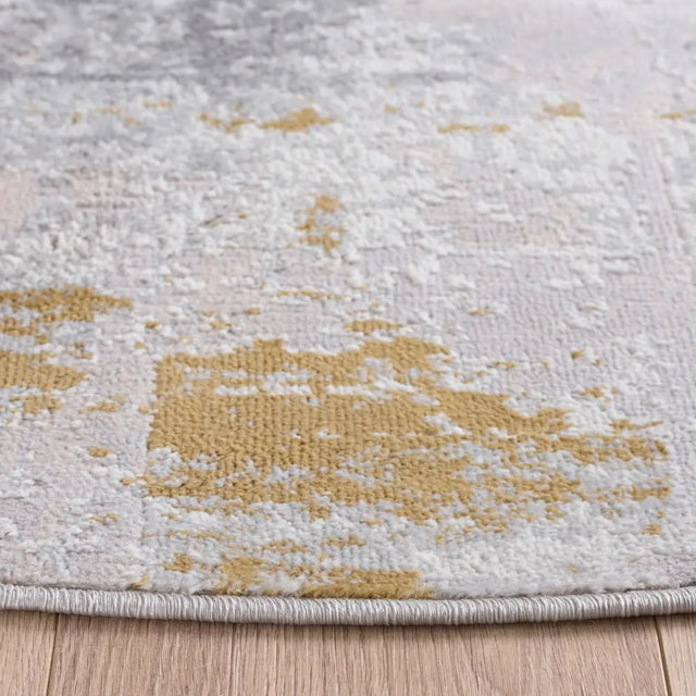 Safavieh Palma 6'-7" x 6'-7" Rug in Grey / Gold