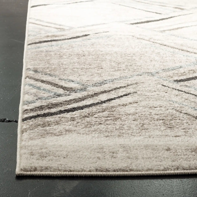 Safavieh Amsterdam 4'-0" x 6'-0" Rug in Cream / Charcoal