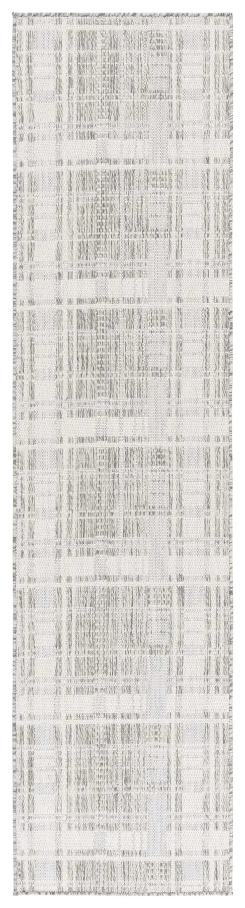 Safavieh Beach House 2'-0" x 8'-0" Rug in Grey / Ivory