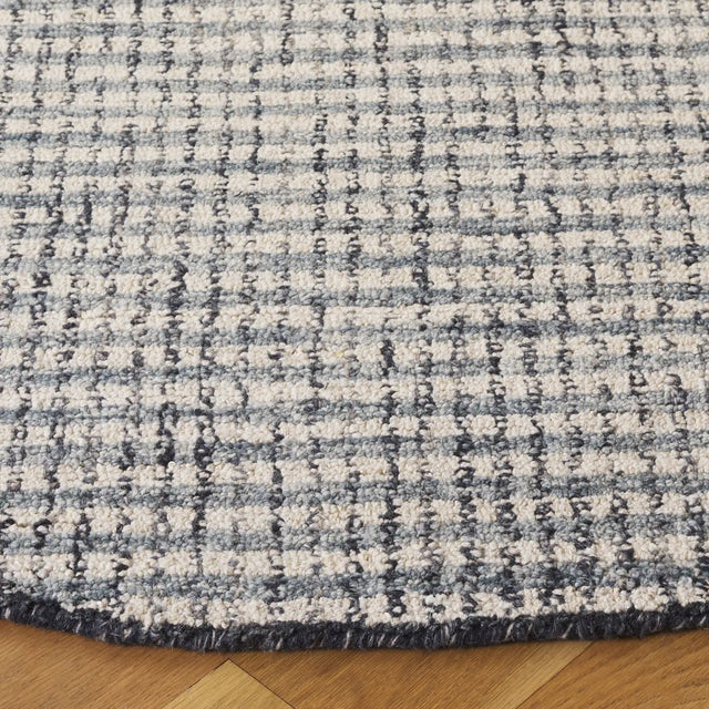 Safavieh Abstract 6'-0" x 6'-0" Rug in Ivory / Black