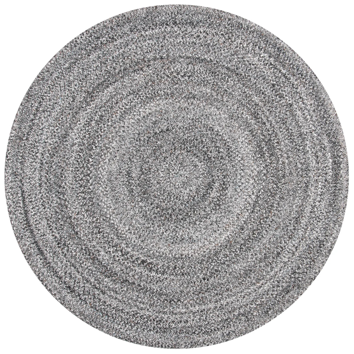 Safavieh Braided 5'-0" x 5'-0" Rug in Grey / Charcoal