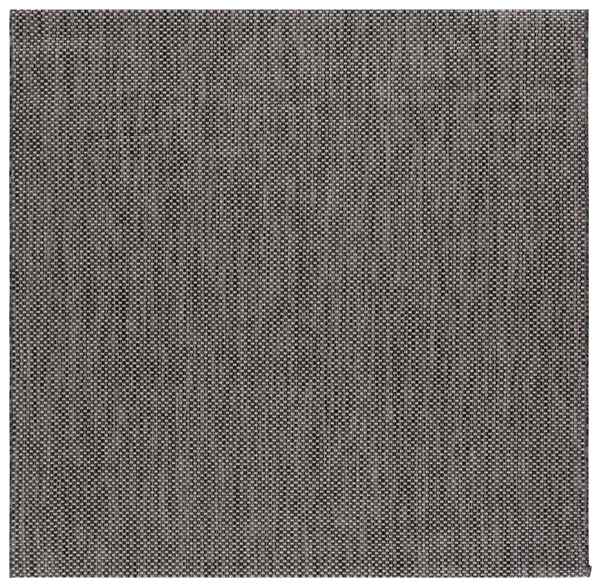 Safavieh Courtyard 6'-7" x 6'-7" Rug in Black / Beige