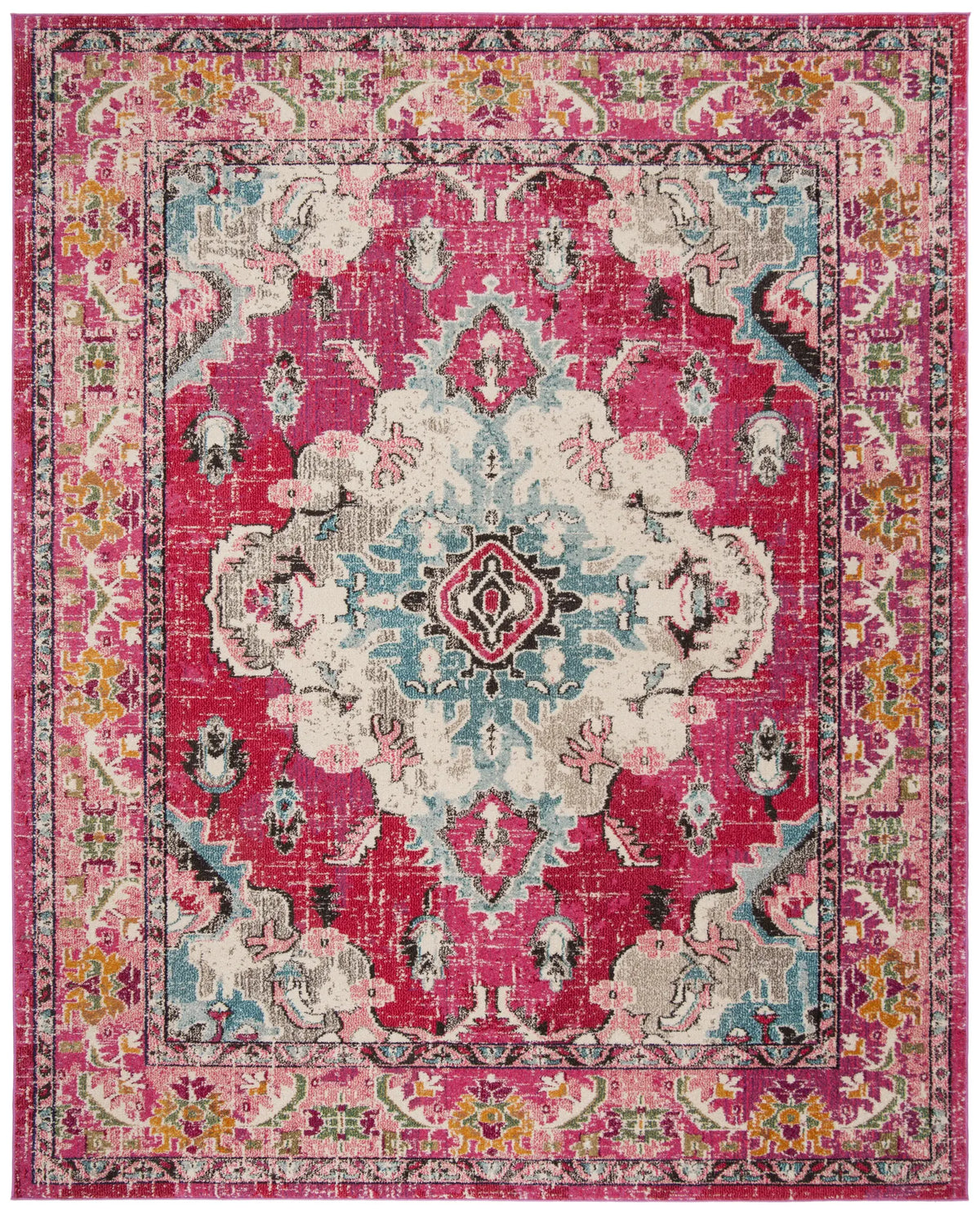 Safavieh Monaco 10'-0" x 14'-0" Rug in Pink / Multi