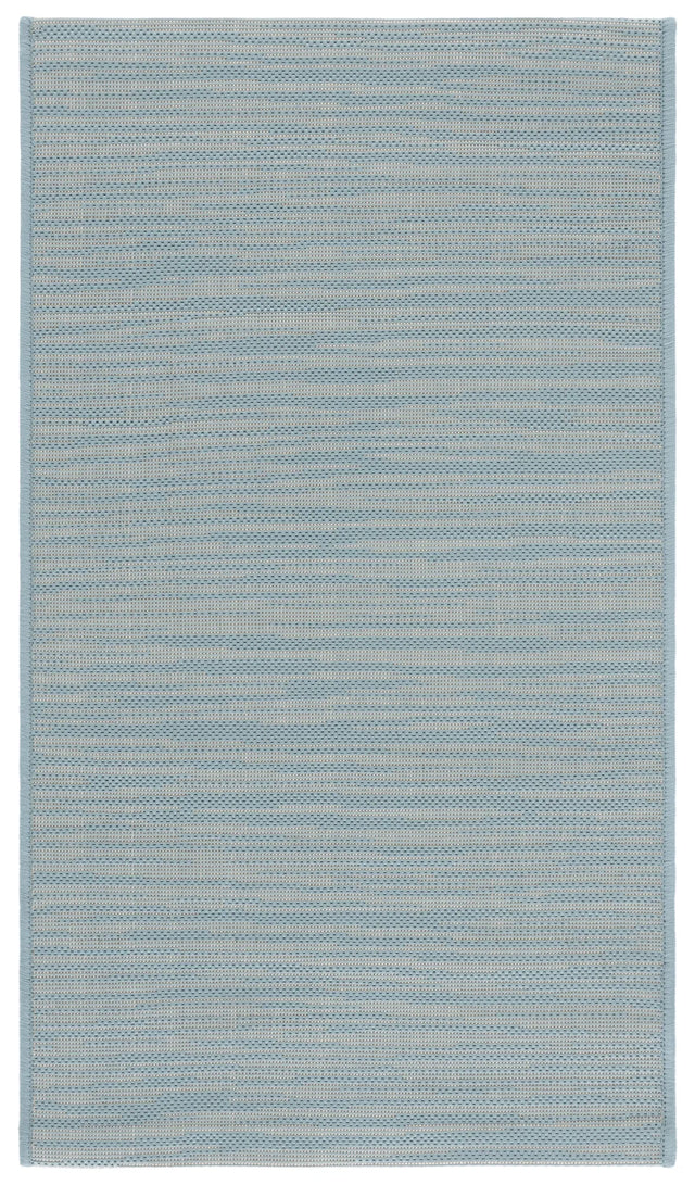 Safavieh Courtyard 2'-0" x 3'-7" Rug in Aqua / Cream