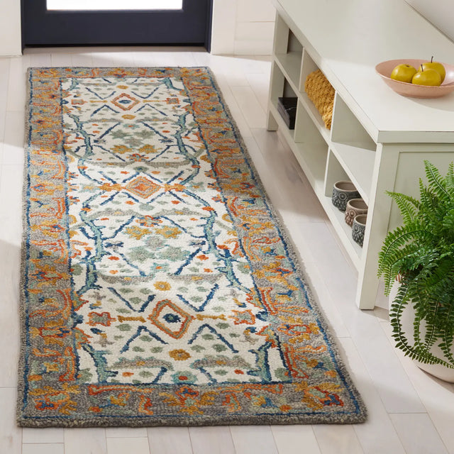 Safavieh Aspen 2'-3" x 8'-0" Rug in Ivory / Blue