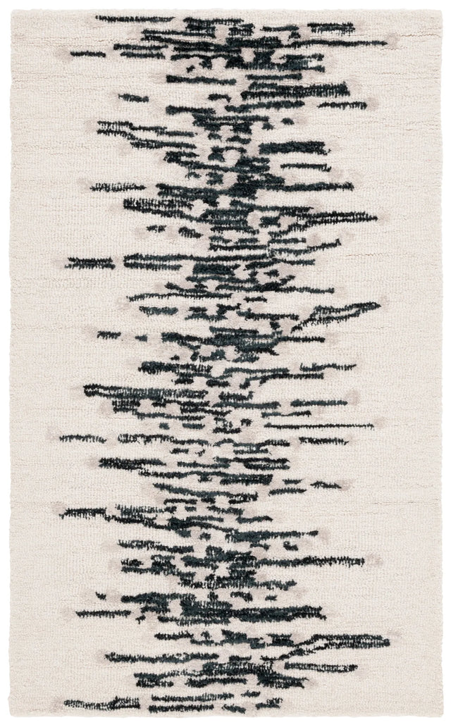 Safavieh Metro 3'-0" x 5'-0" Rug in Black / Ivory