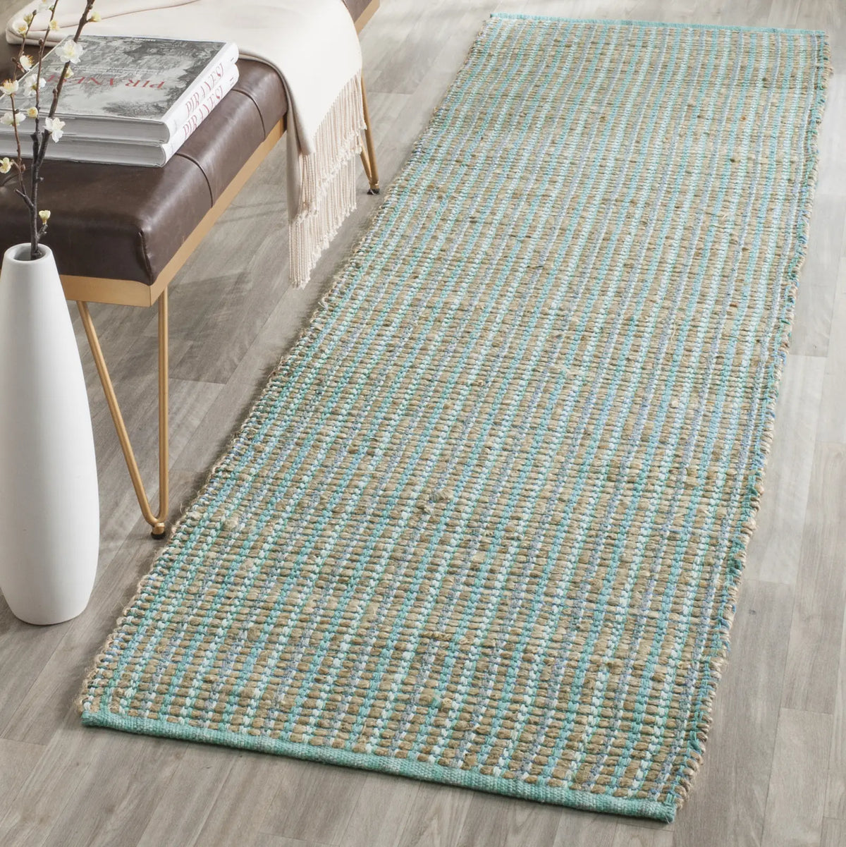 Safavieh Cape Cod 2'-3" x 8'-0" Rug in Green