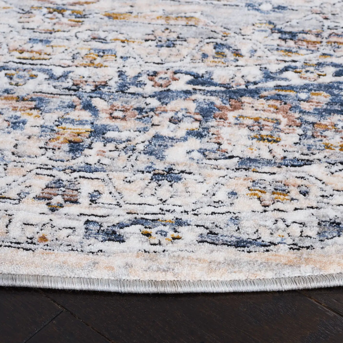 Safavieh Moondust 600 6'-0" x 6'-0" Rug in Grey / Blue