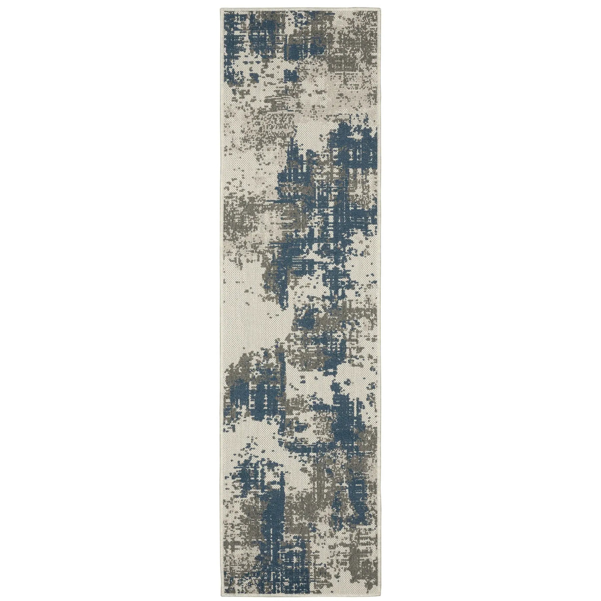 Oriental Weavers Torrey 140H1 Beige/ Blue Rug - runner