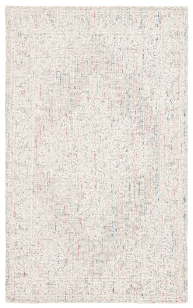 Safavieh Ebony 3'-0" x 5'-0" Rug in Light Grey / Ivory