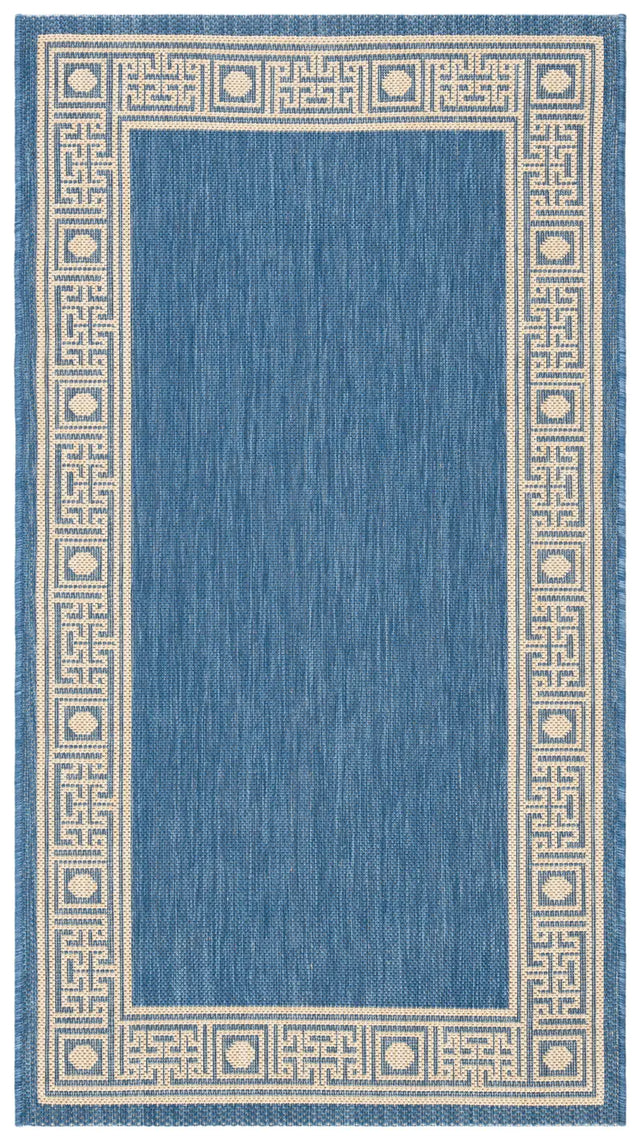 Safavieh Courtyard 4'-0" x 5'-7" Rug in Black / Coffee