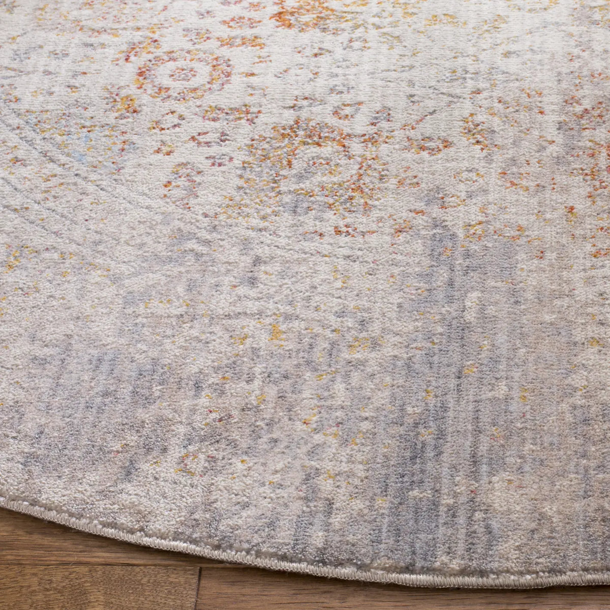 Safavieh Vintage Persian 5'-0" x 5'-0" Rug in Grey / Multi