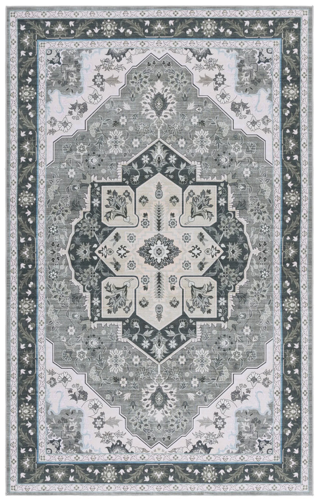 Safavieh Tucson 4'-0" x 6'-0" Rug in Green / Light Green