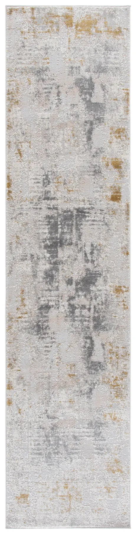 Safavieh Palma 2'-2" x 9'-0" Rug in Grey / Gold