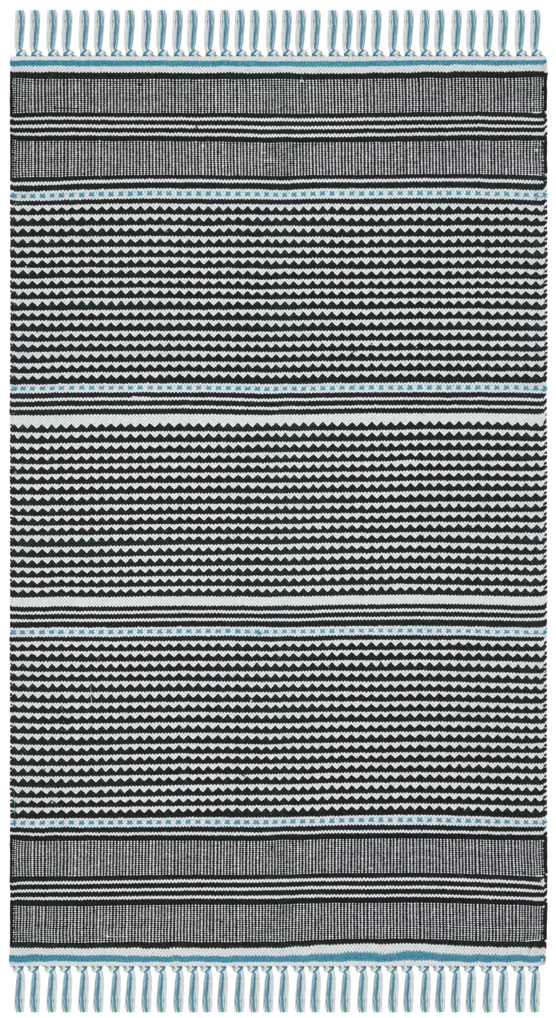 Safavieh Montauk 3'-0" x 5'-0" Rug in Turquoise / Multi