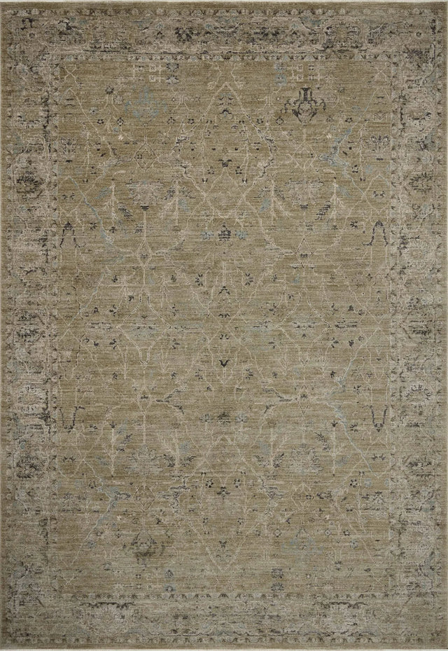 Loloi Briar BRR-02 Olive / Stone Rug - main flat
