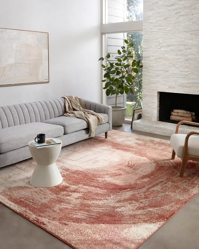 Loloi Spirit Spi-03 Rose/Spice Rugs - room scene 1