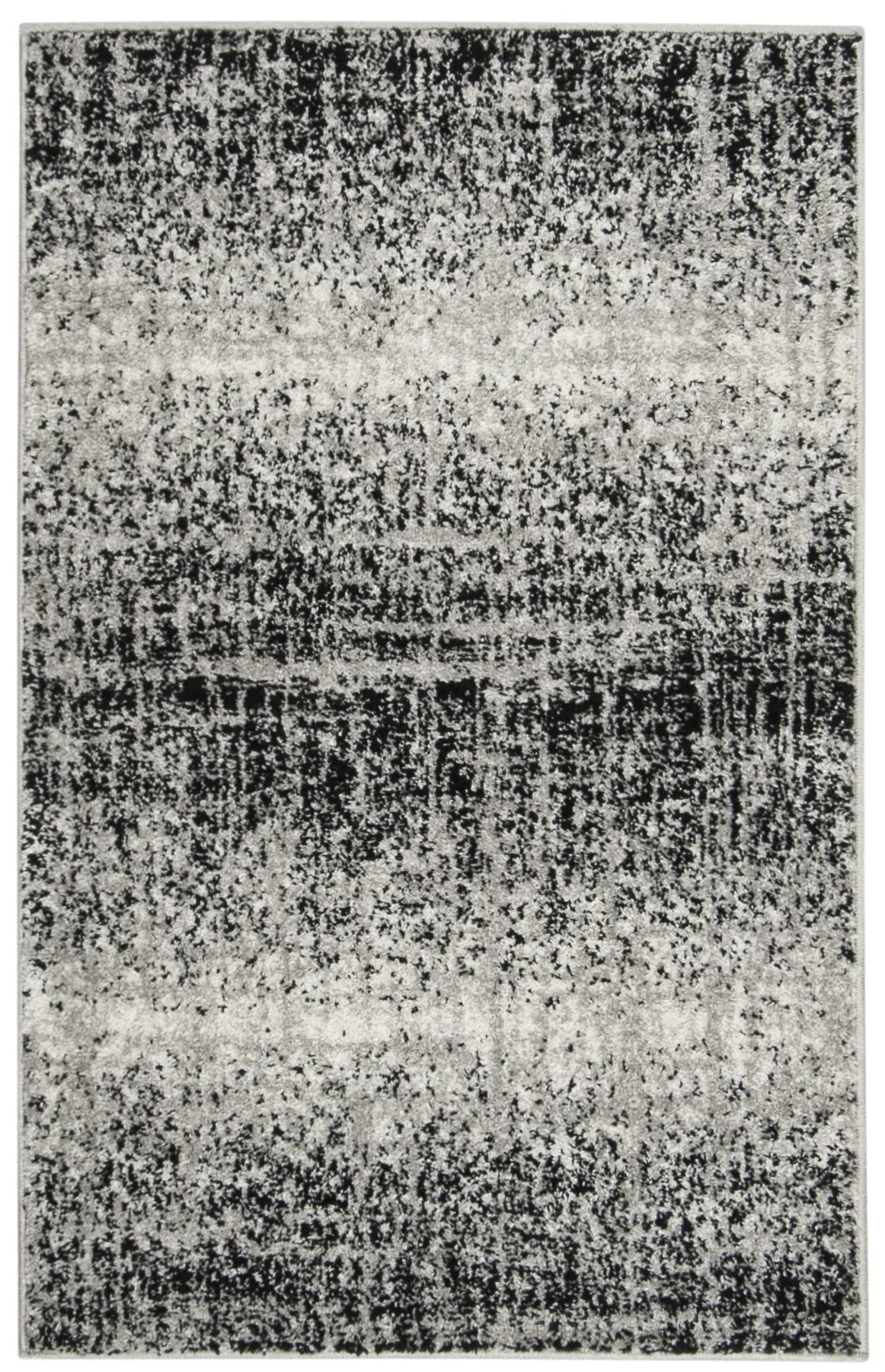 Safavieh Adirondack 2'-6" x 4'-0" Rug in Silver / Black