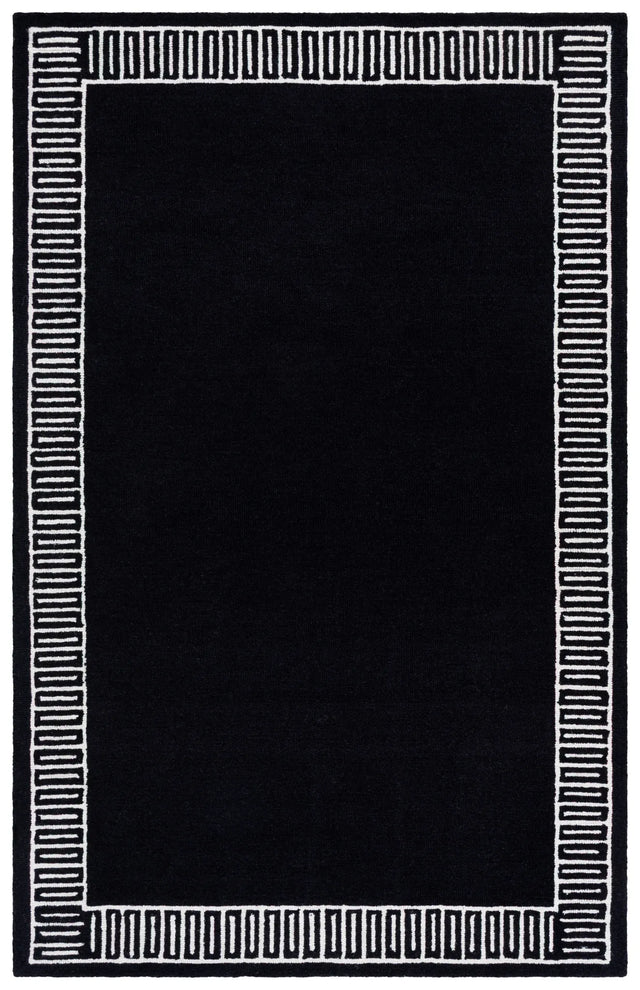 Safavieh Metro 4'-0" x 6'-0" Rug in Charcoal / Ivory