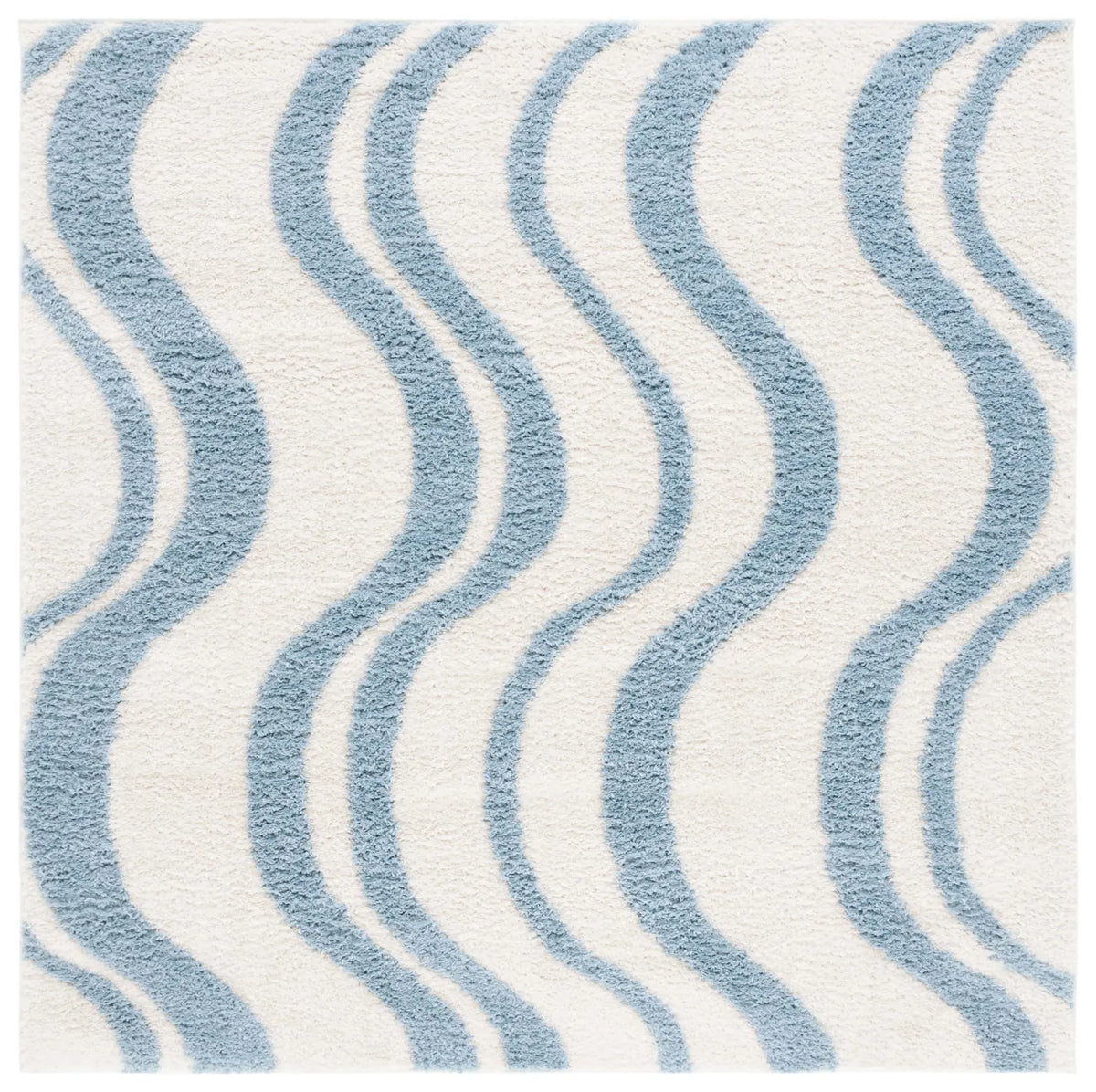 Safavieh Norway 6'-7" x 6'-7" Rug in Blue / Ivory