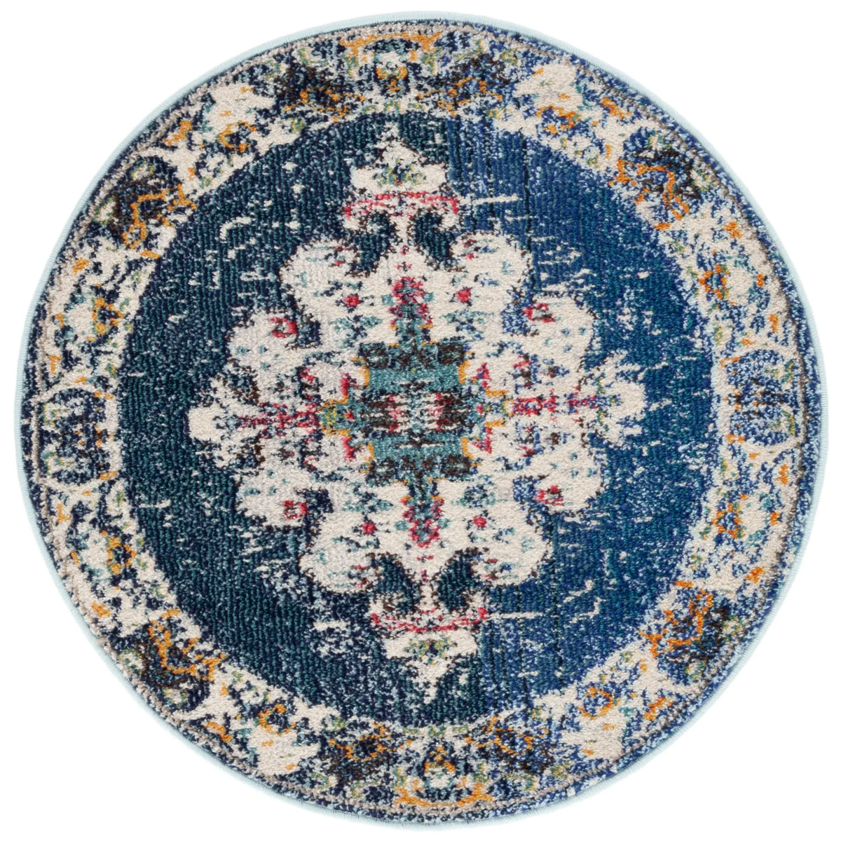 Safavieh Madison 3'-0" x 3'-0" Rug in Navy / Grey