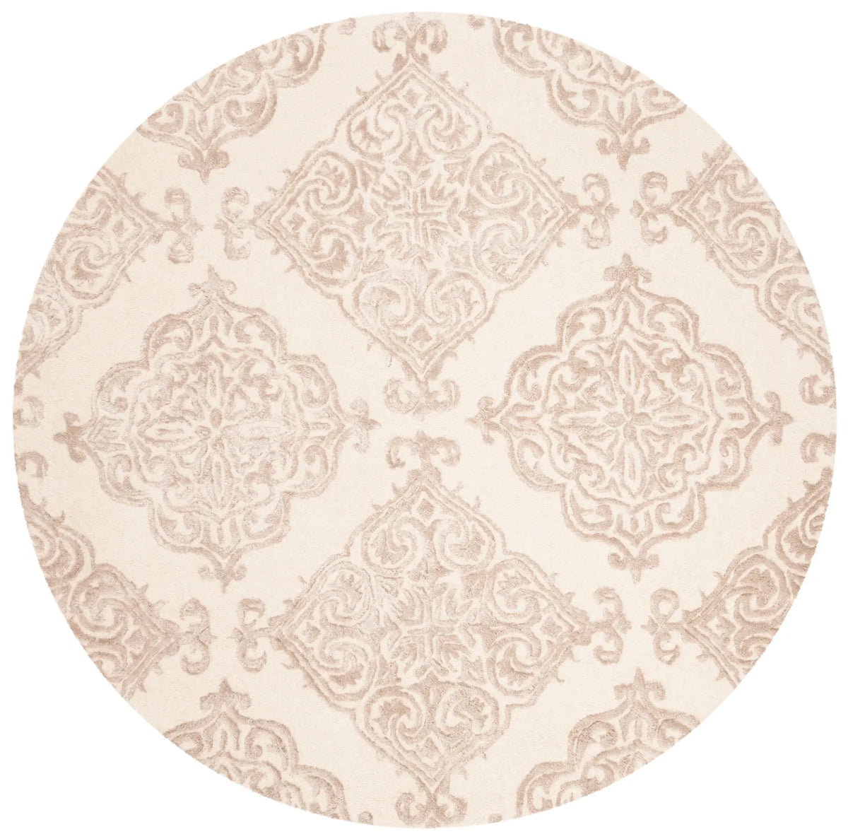 Safavieh Glamour 6'-0" x 6'-0" Rug in Ivory / Beige
