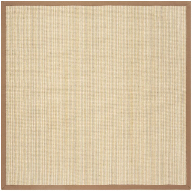 Safavieh Natural Fiber 6'-0" x 6'-0" Rug in Multi / Light Brown