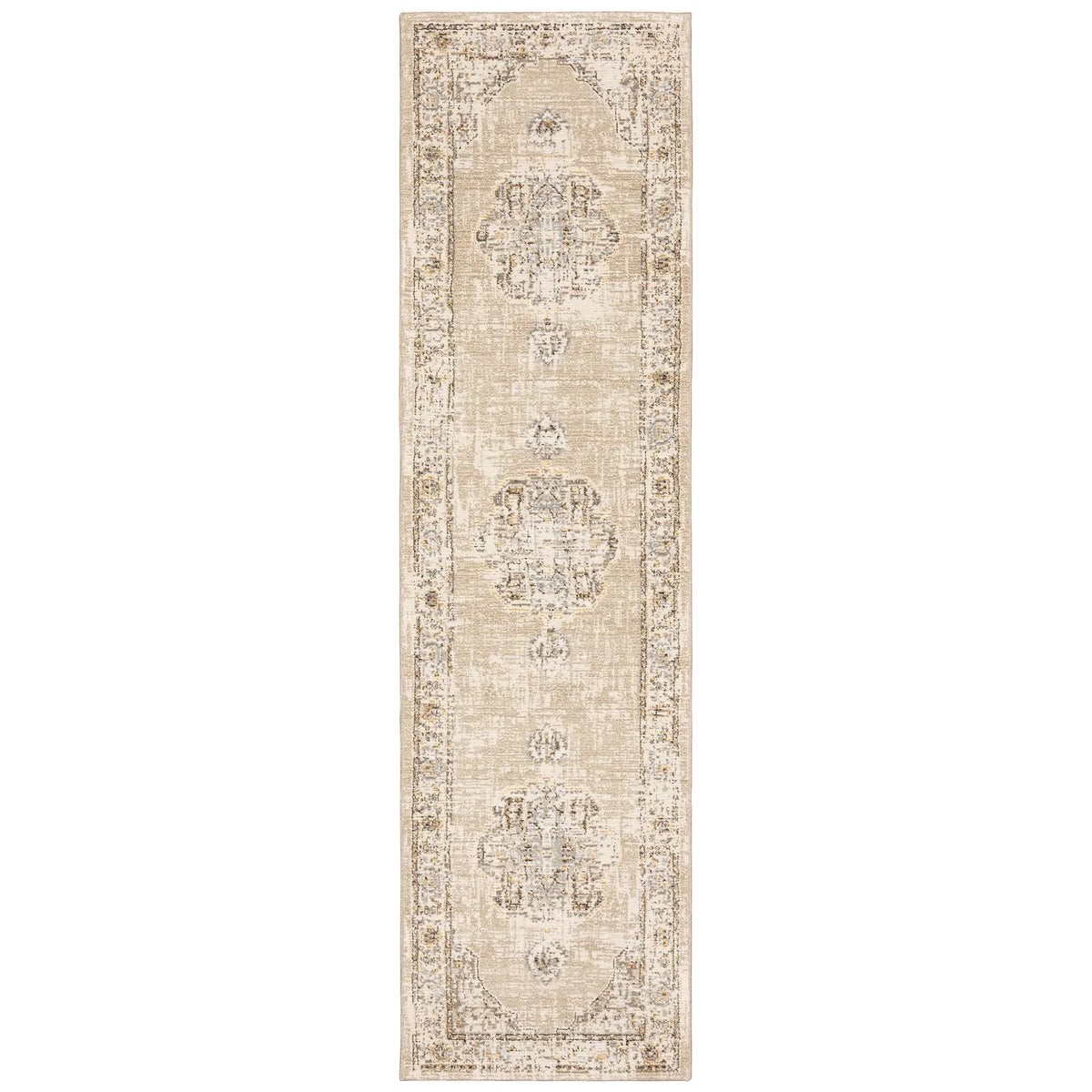 Oriental Weavers Sphinx Andorra 303D Beige / Ivory Rugs - runner