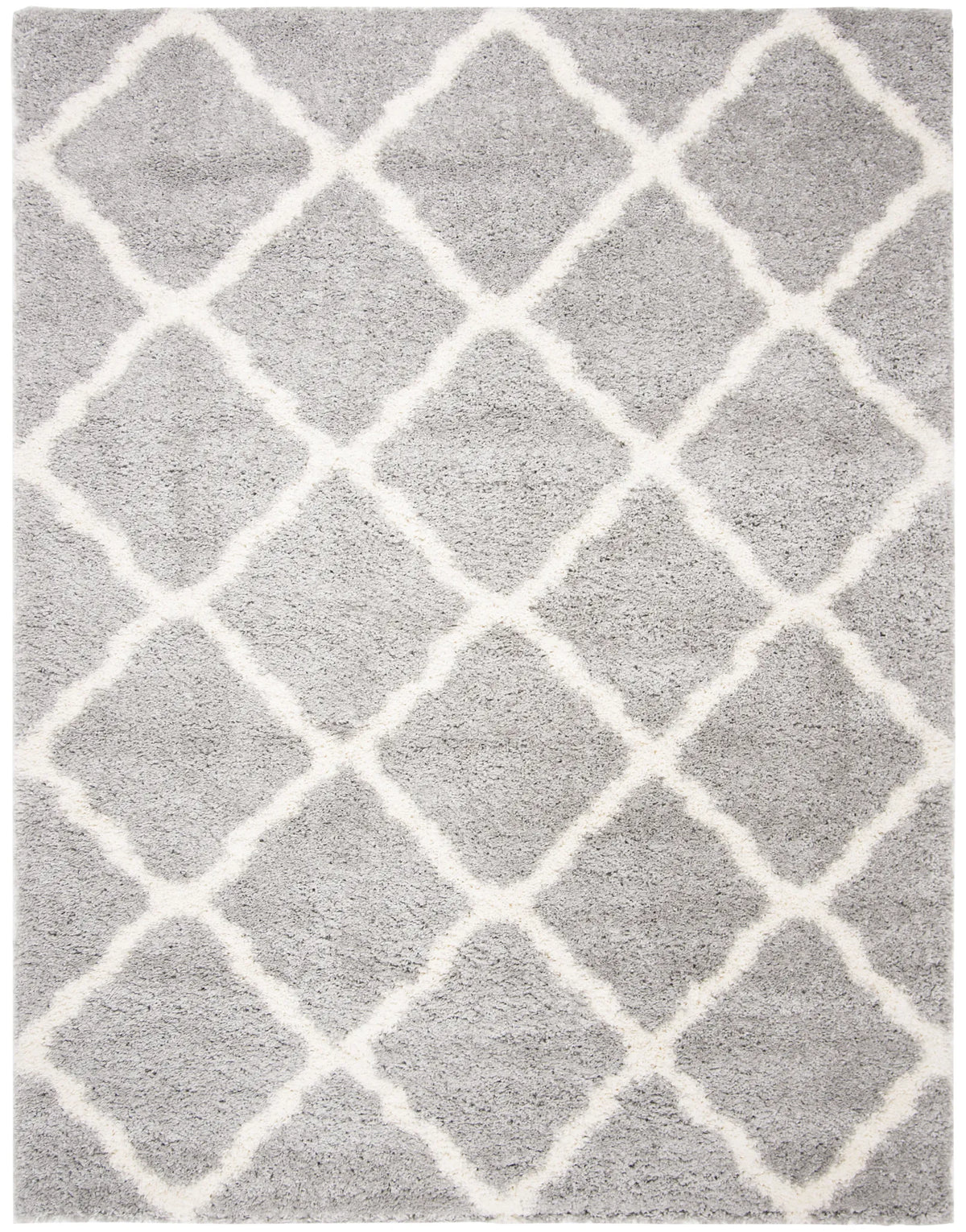 Safavieh Fontana Shag 800 10'-0" x 14'-0" Rug in Grey / Cream