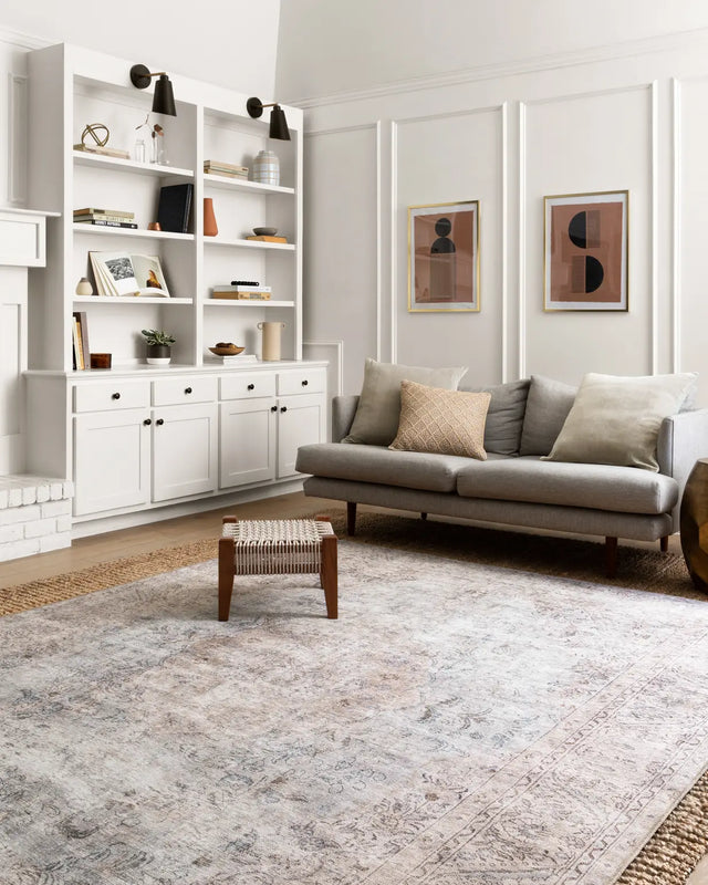 Loloi Loren Lq-04 Silver / Slate Rugs - room scene 2